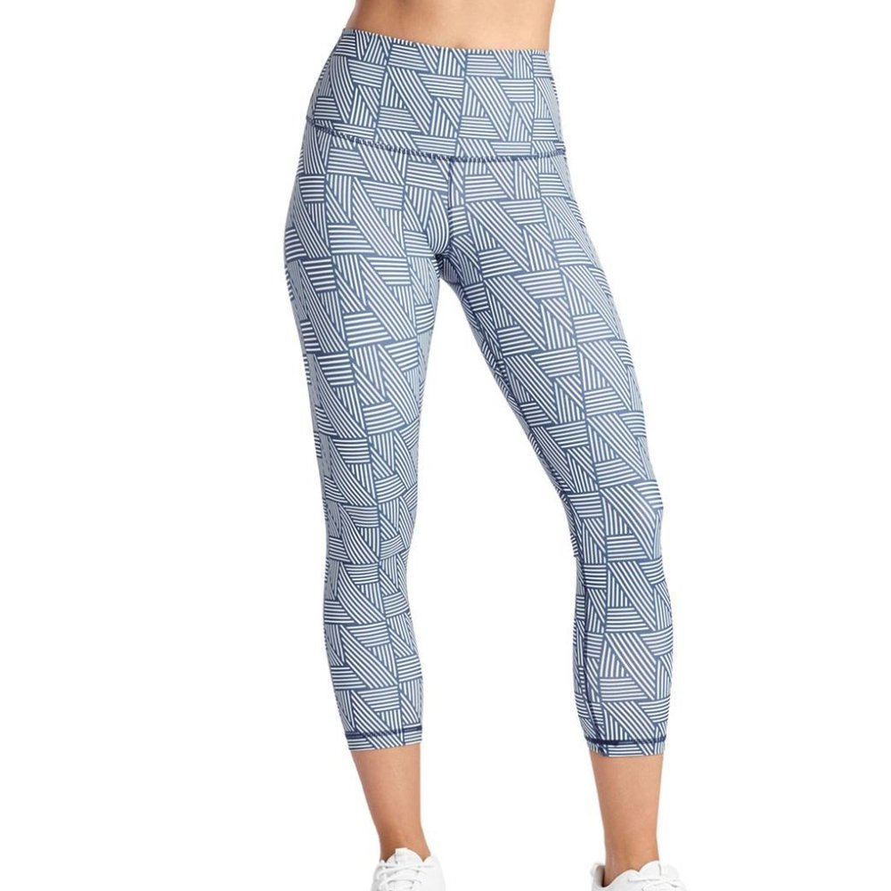 DYI Patchwork Stripe Leggings